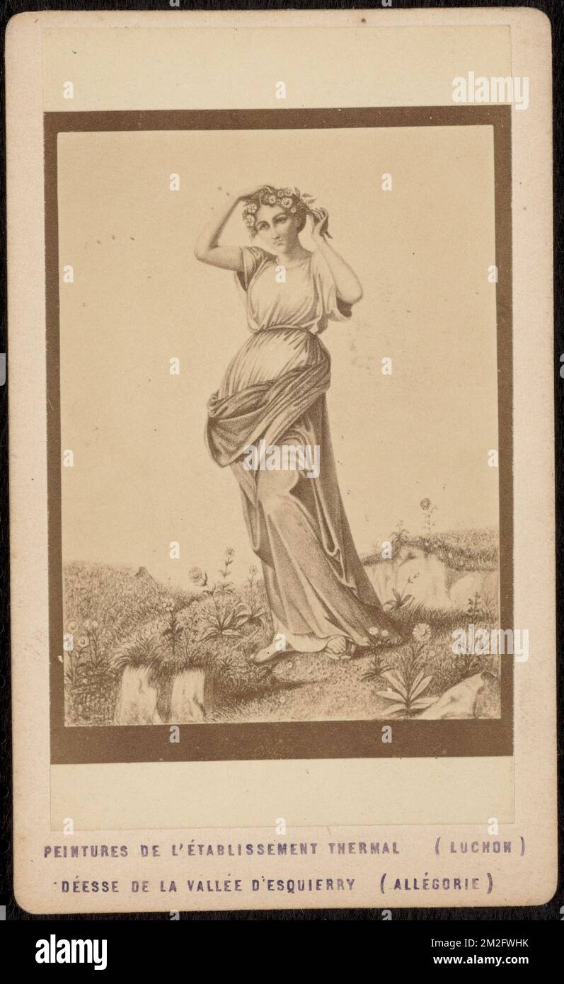 Déesse de la Vallée d'Esquierry (allégorie) , Goddesses, Allegories,  Alexandre Benois Collection Stock Photo - Alamy