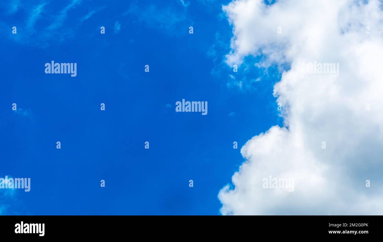 cloudy blue sky as background Stock Photo - Alamy