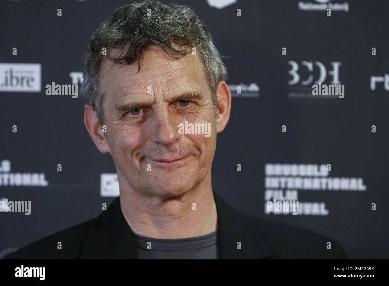 Director Lucas Belvaux pictured on the red carpet at the arrival for the opening night of the 'Brussels International Film Festival' (Briff), Wednesday 20 June 2018 in Brussels. BELGA PHOTO THIERRY ROGE Stock Photo