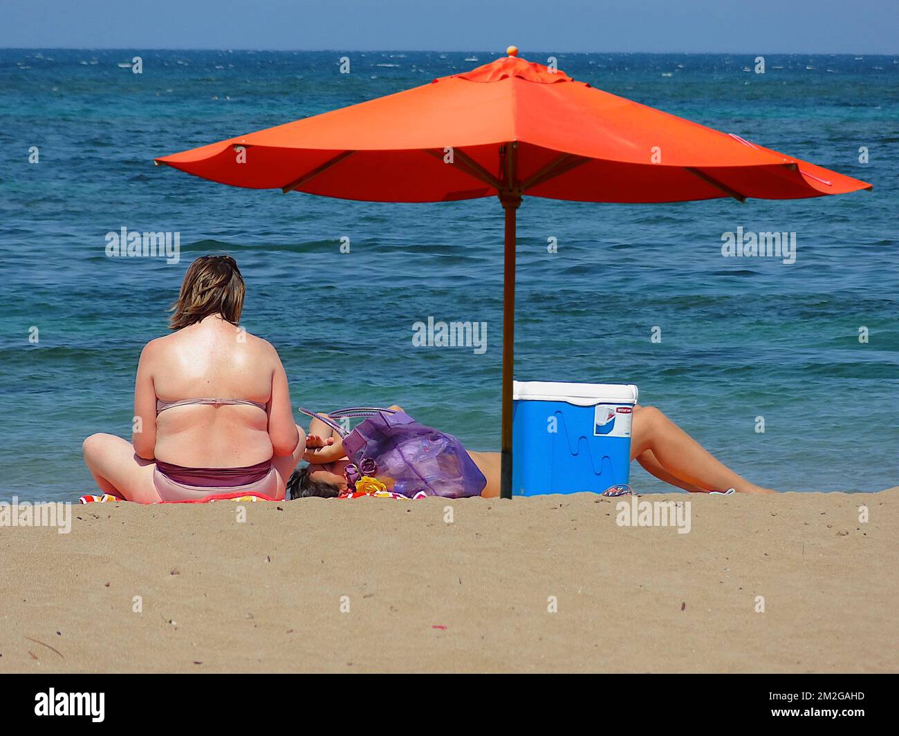 Beach and hollydays | Plage et vacances 26/06/2018 Stock Photo