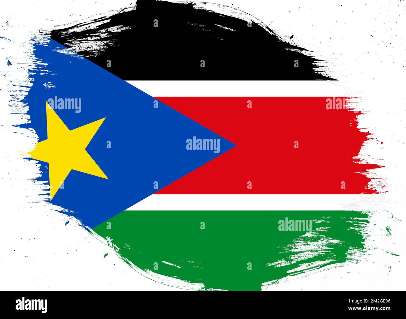 South sudanese flag hi-res stock photography and images - Alamy