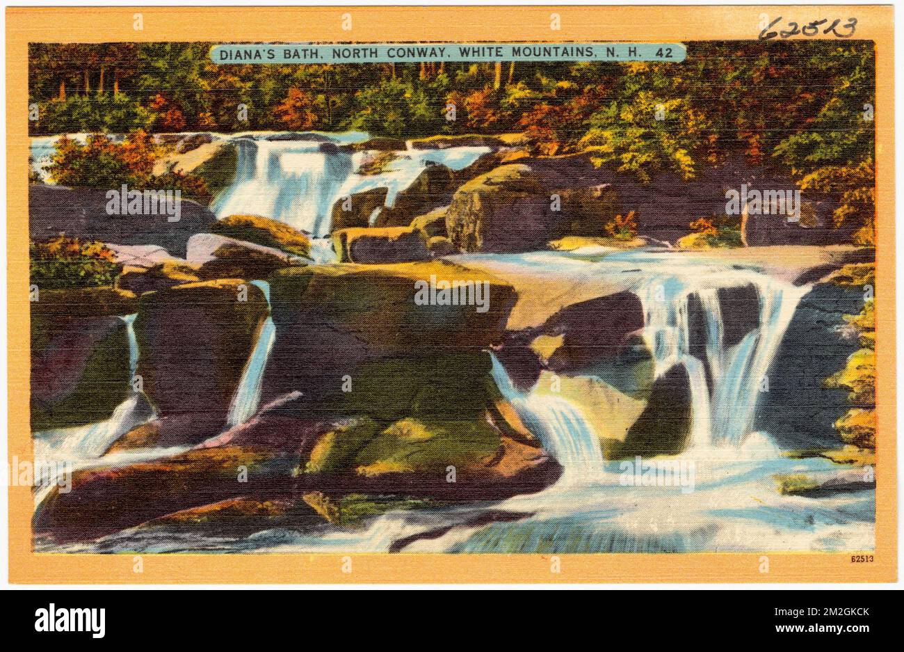 Diana's Bath, North Conway, White Mountains, N.H. , Waterfalls, Tichnor