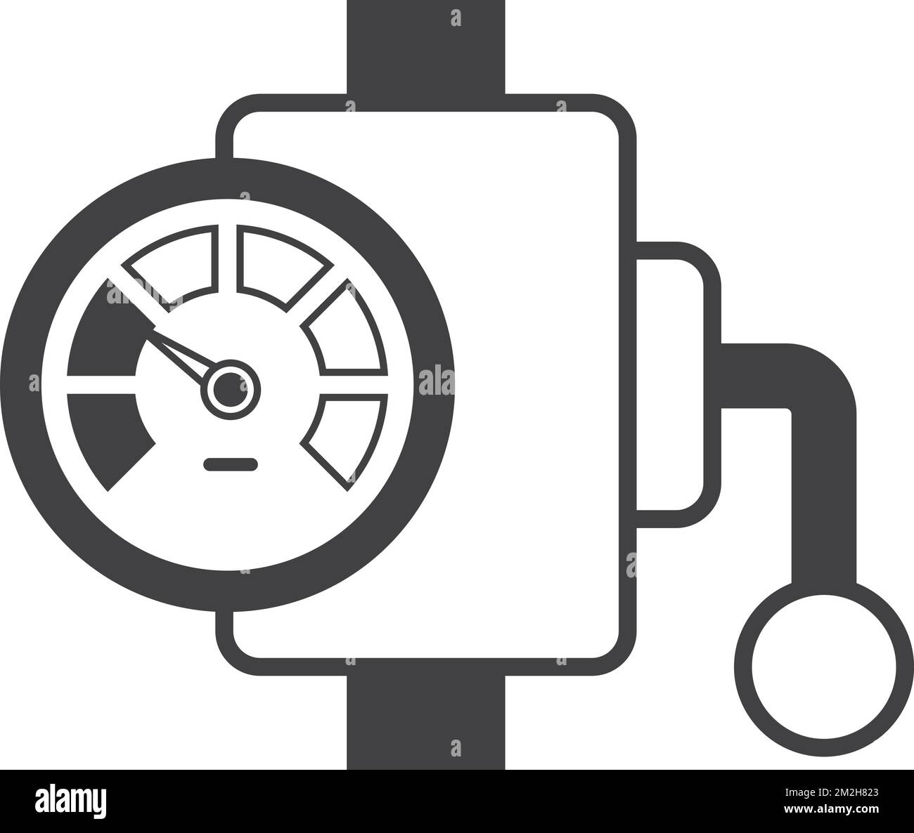 Industrial pressure gauges Stock Vector Images - Alamy