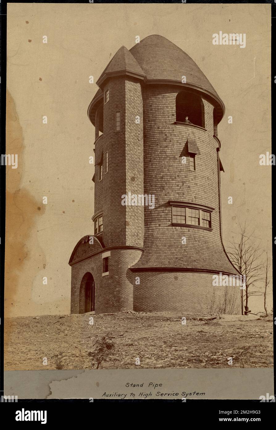 Distribution Department, Bellevue Standpipe (Tower), West Roxbury, Mass