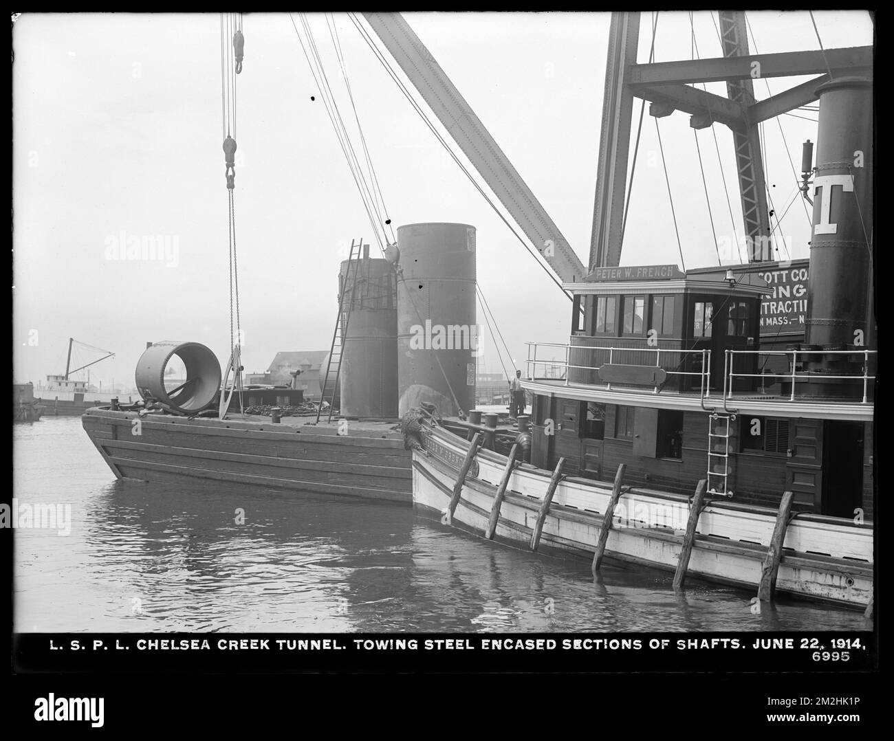 Distribution Department, Low Service Pipe Lines, Chelsea Creek Tunnel