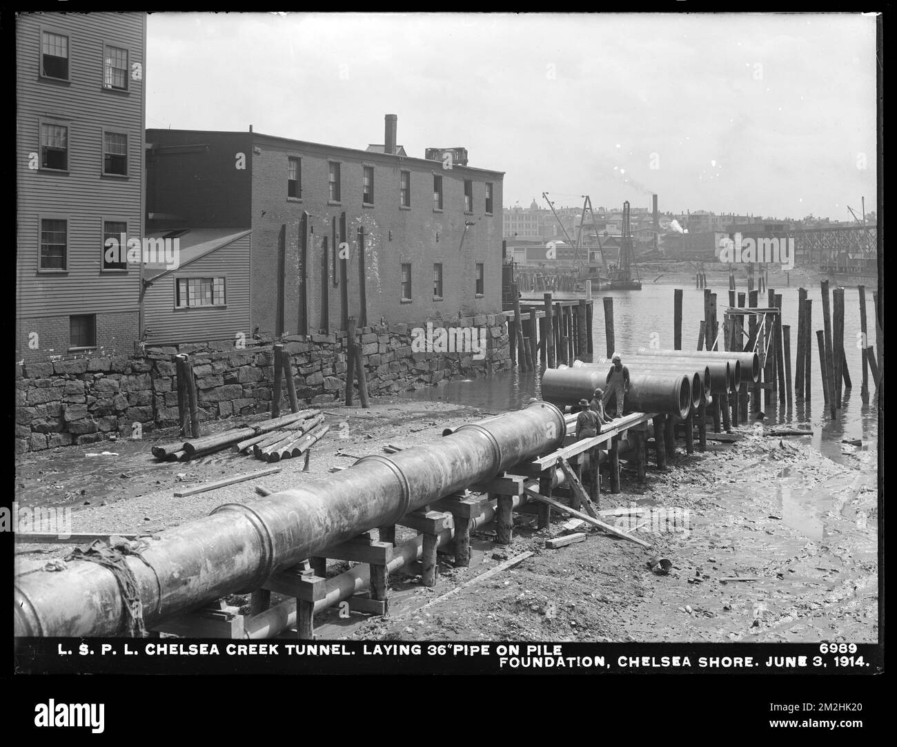 Distribution Department, Low Service Pipe Lines, Chelsea Creek Tunnel
