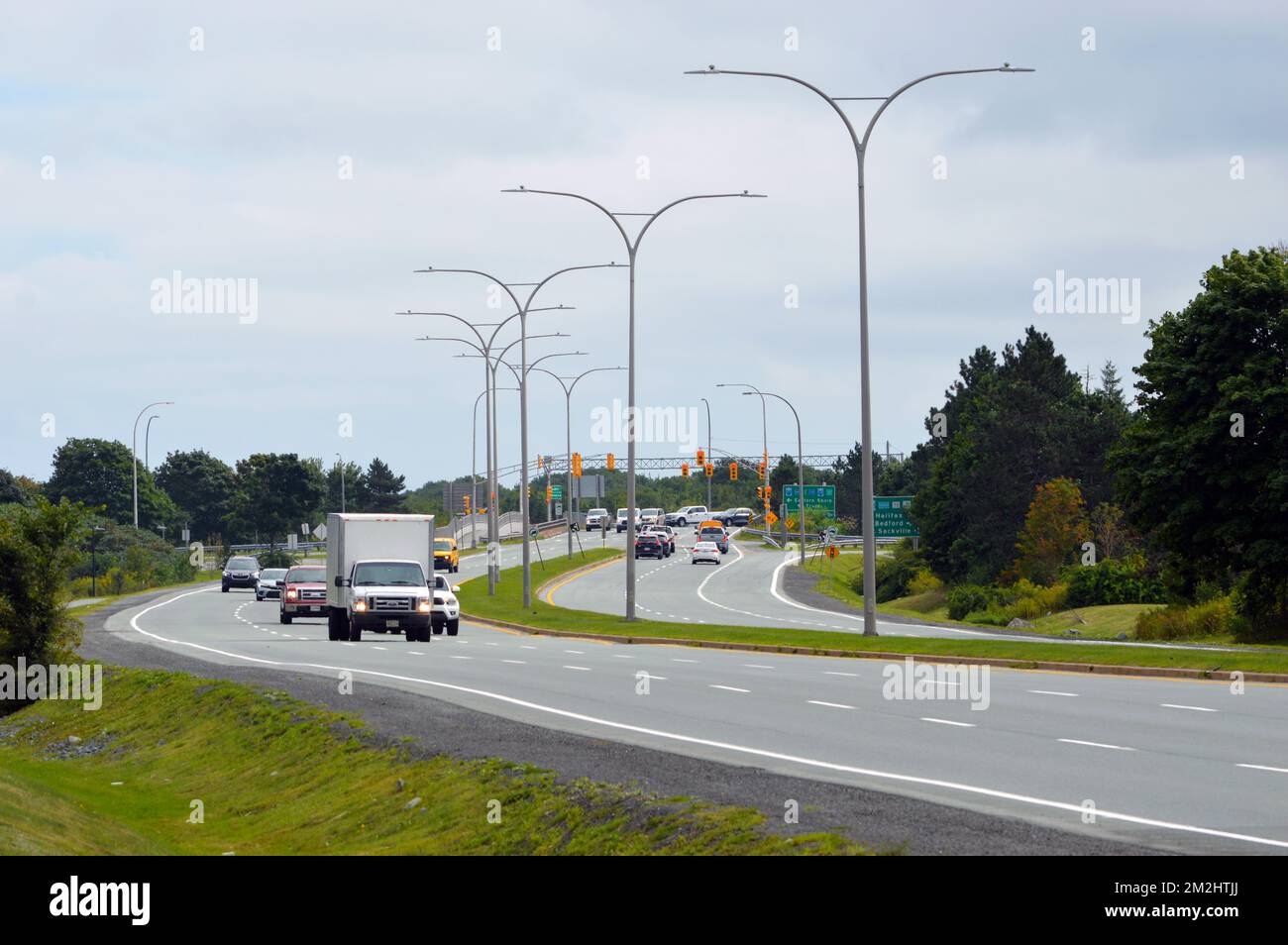 Burnside Drive, an arterial road in the Burnside Industrial Park in