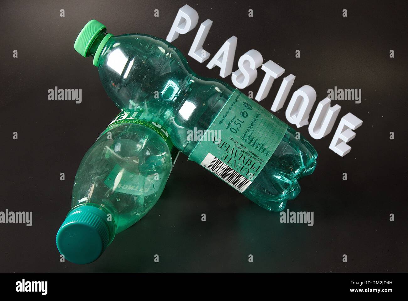 Plastic bottles | Bouteilles plastique 05/09/2018 Stock Photo