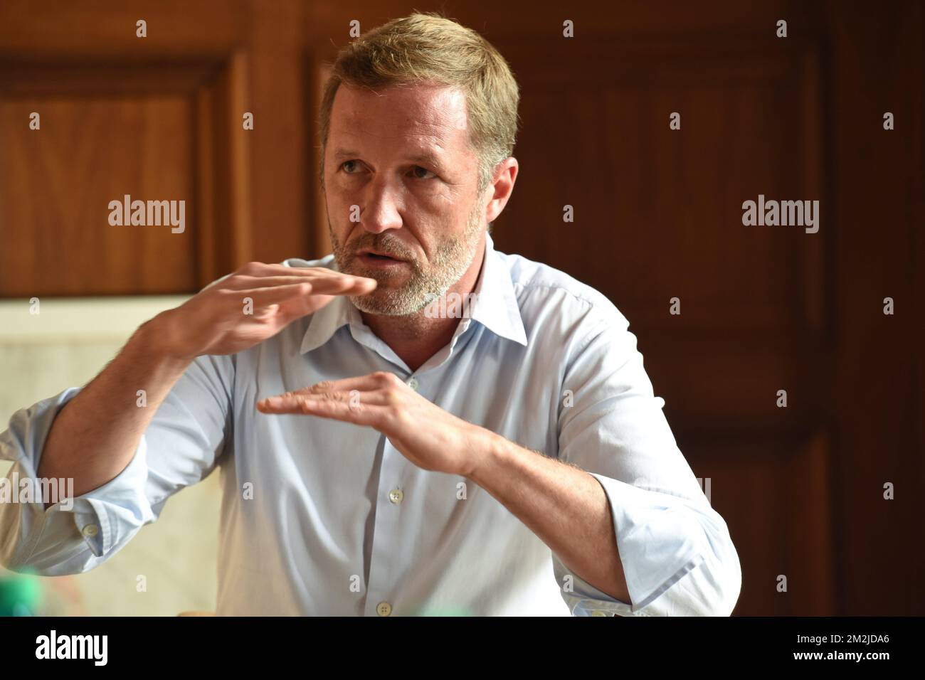 Mayor of Charleroi Bourgmestre de Charleroi 05/09/2018 Stock Photo Alamy