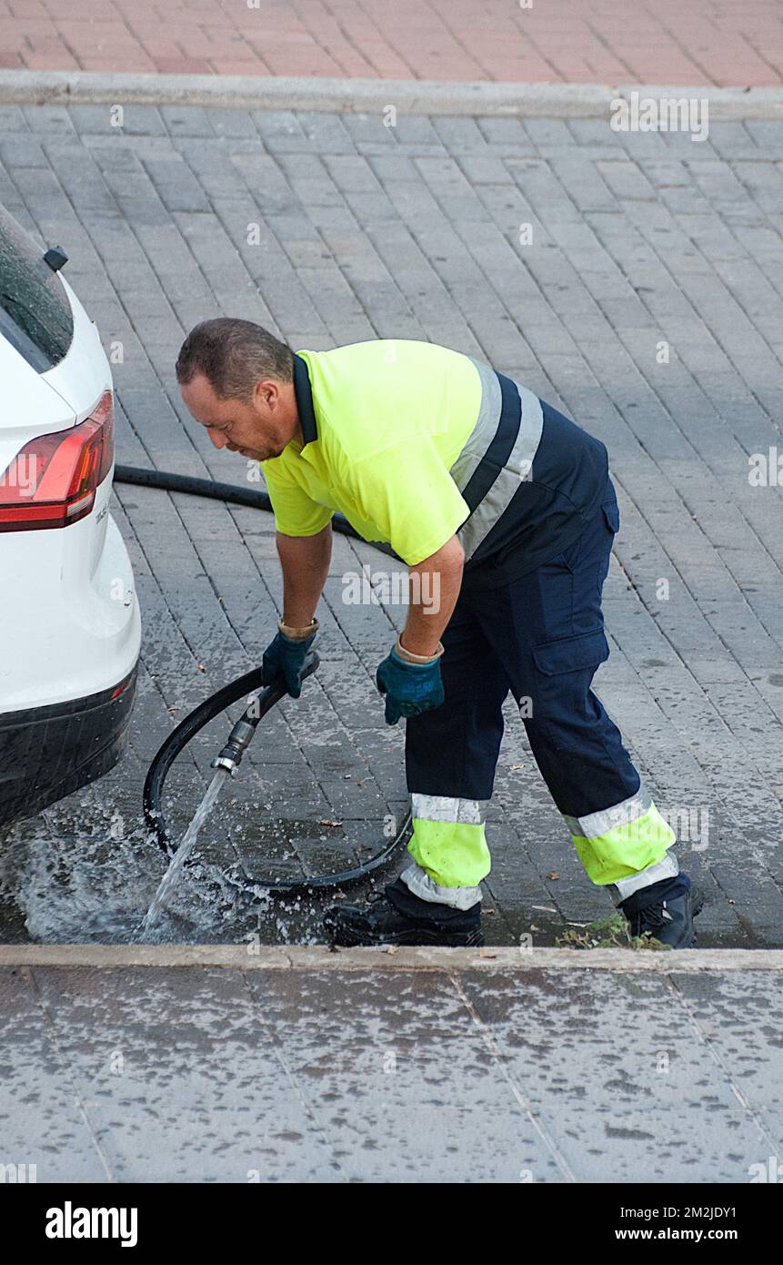 Street cleanliness Nettoyage des rues 21/07/2018 Stock Photo Alamy