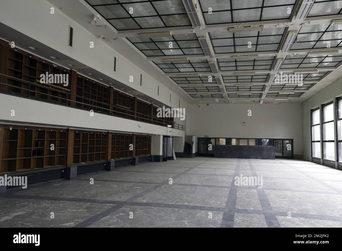 Illustration Picture Shows The Ghent University Library During The ...