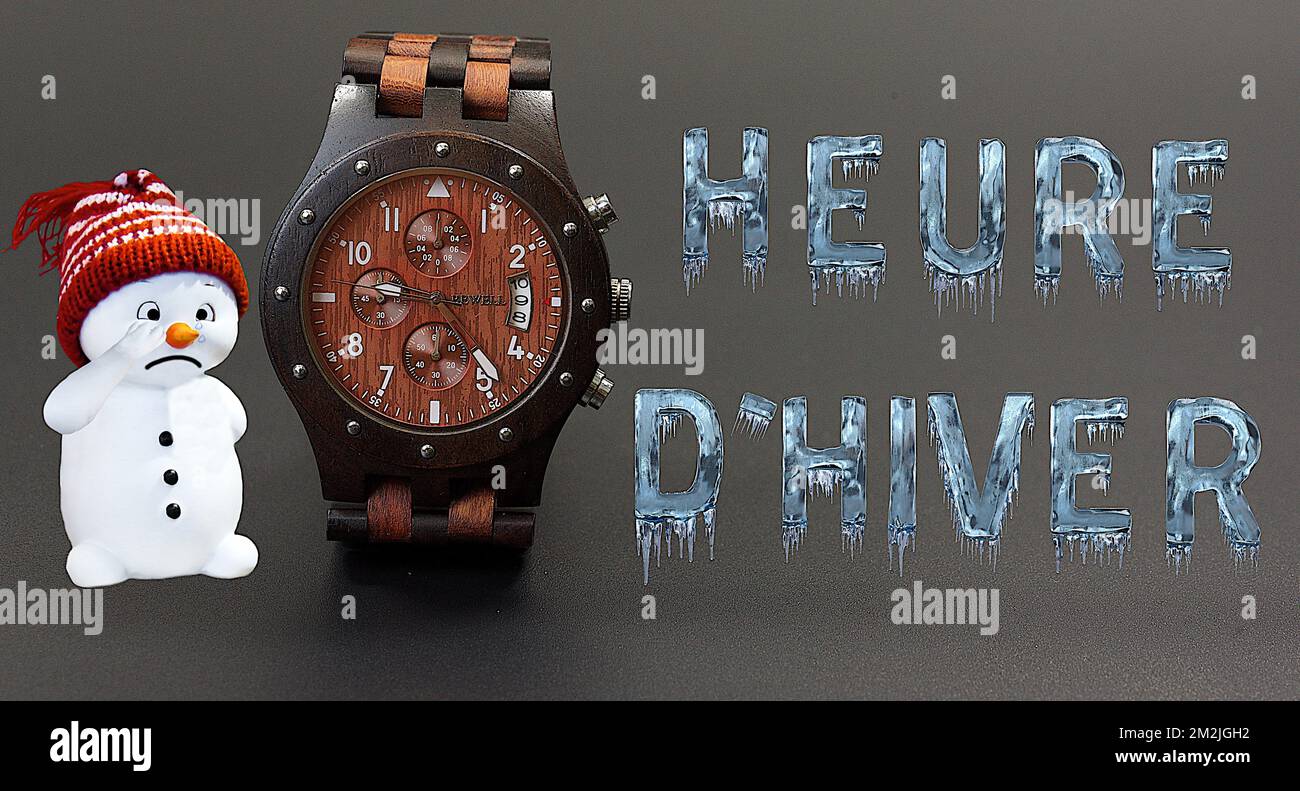 Winter hour Heure d'hiver 10/09/2018 Stock Photo Alamy