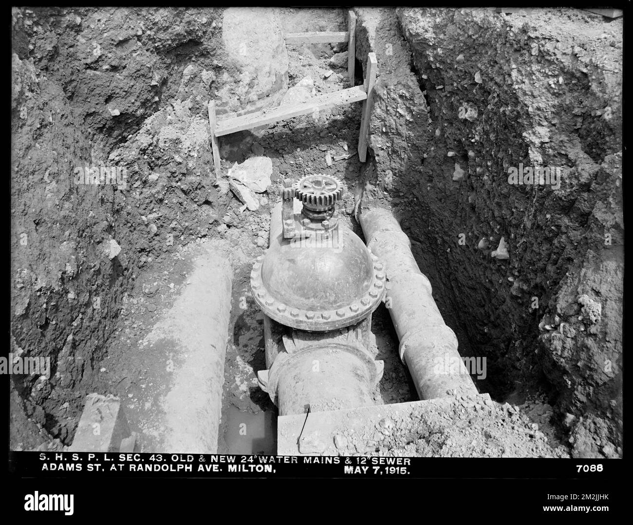 Water and sewer department Black and White Stock Photos & Images Alamy