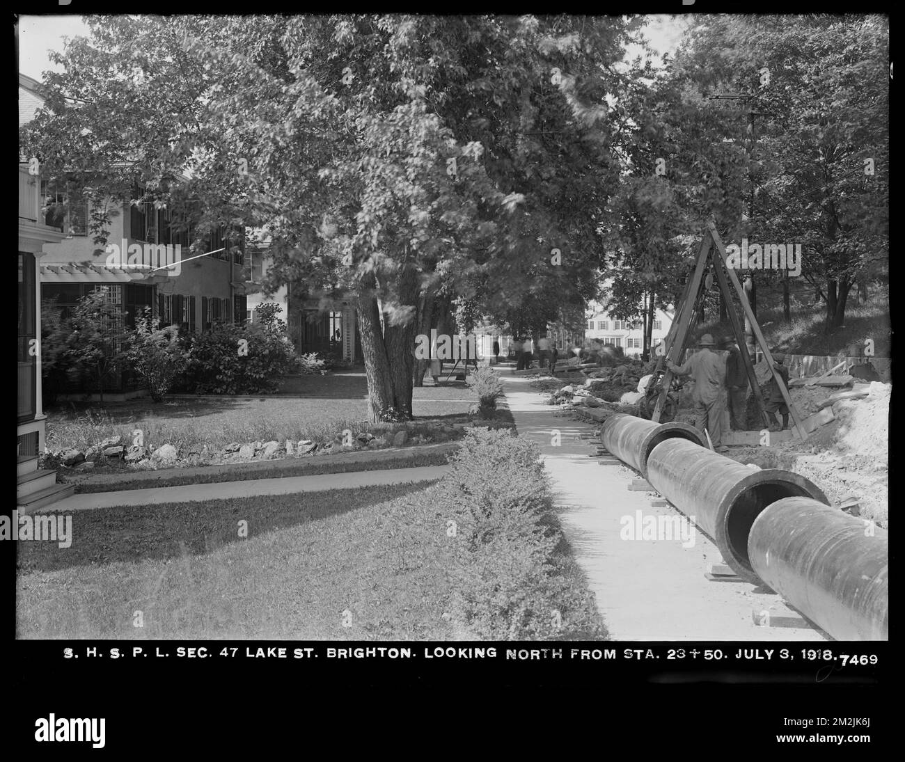 Distribution Department, Southern High Service Pipe Lines, Section 47