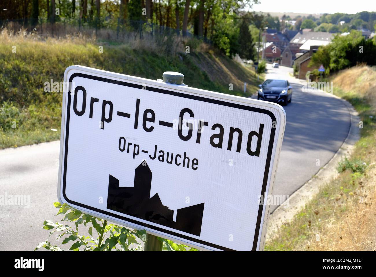 Illustration shows the name of the Orp-le-Grand, part of Orp-Jauche ...