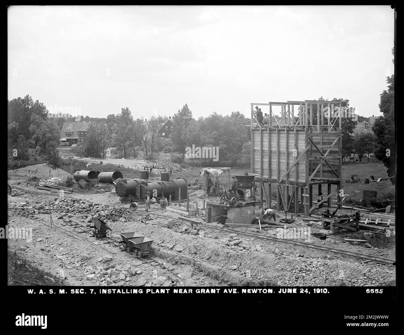 Distribution Department, Weston Aqueduct Supply Mains, Section 7