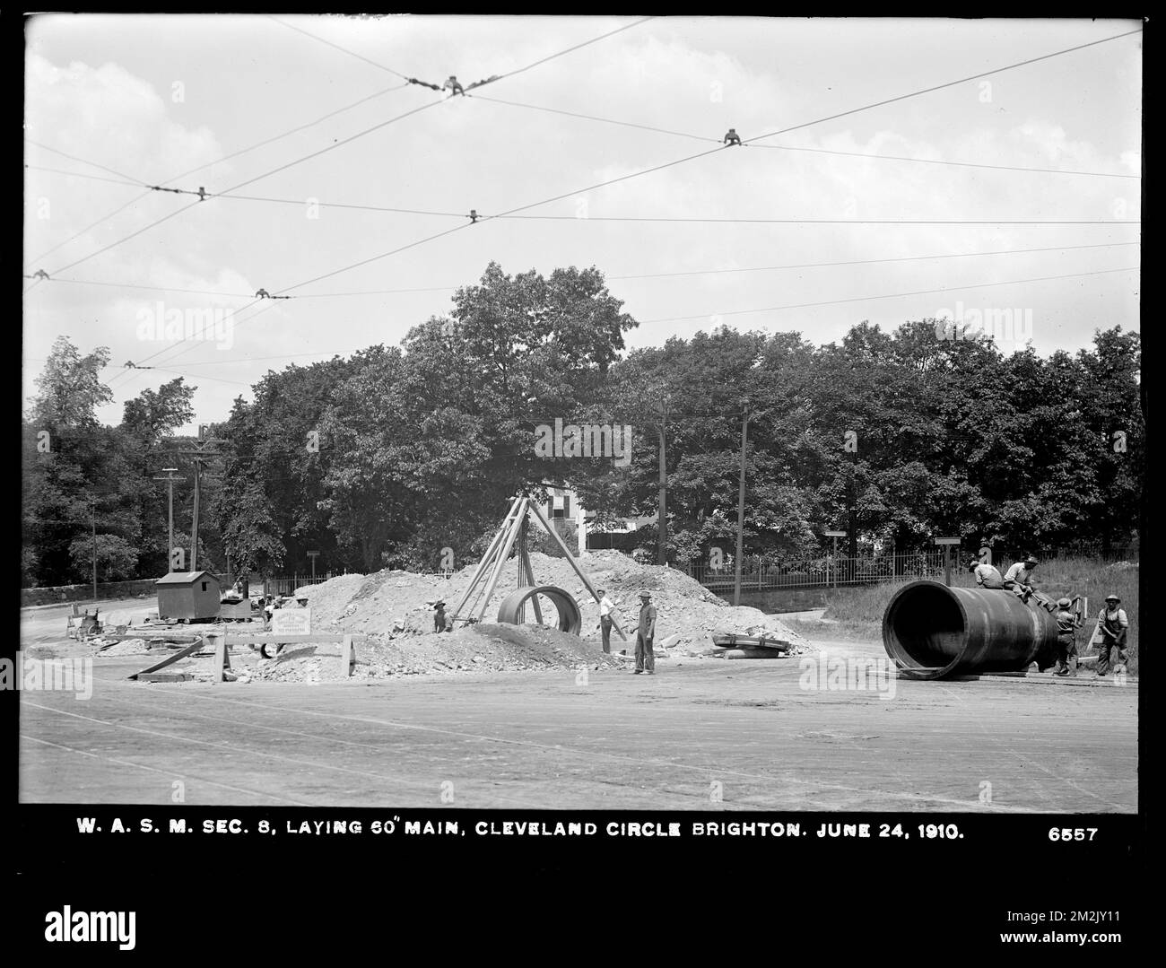 Distribution Department, Weston Aqueduct Supply Mains, Section 8 ...