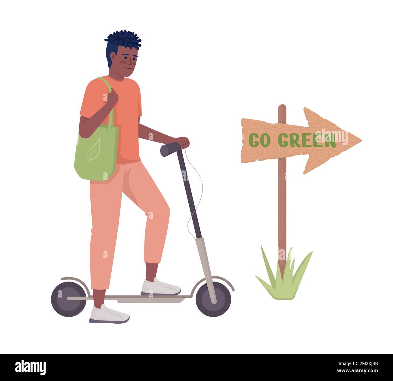 Clean transport semi flat color vector character Stock Vector