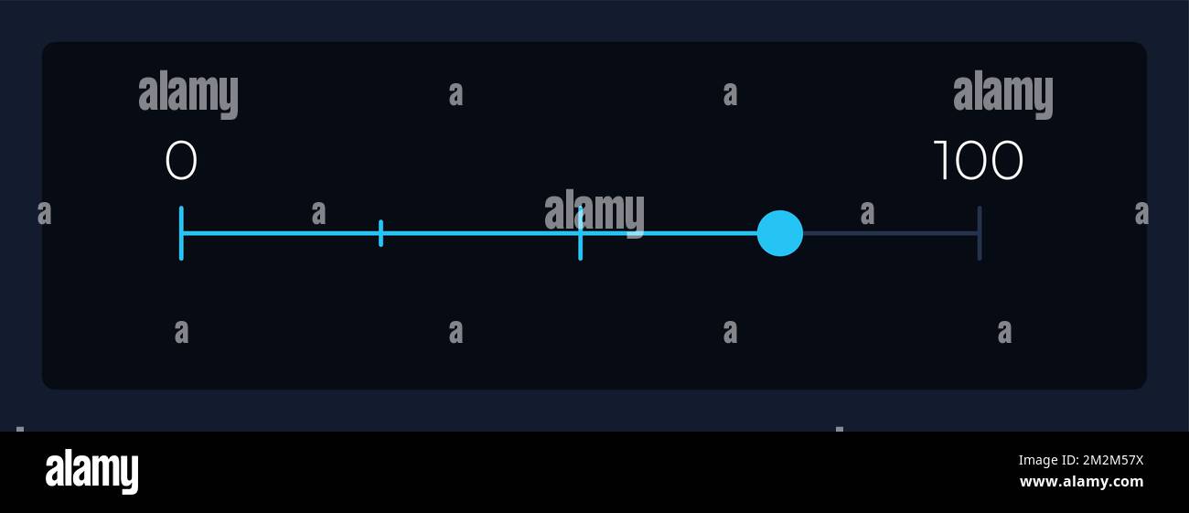 Slider with dividers UI element template Stock Vector Image & Art Alamy