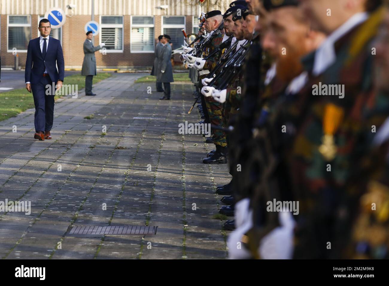New Minister of Defence and Public Service Sander Loones pictured