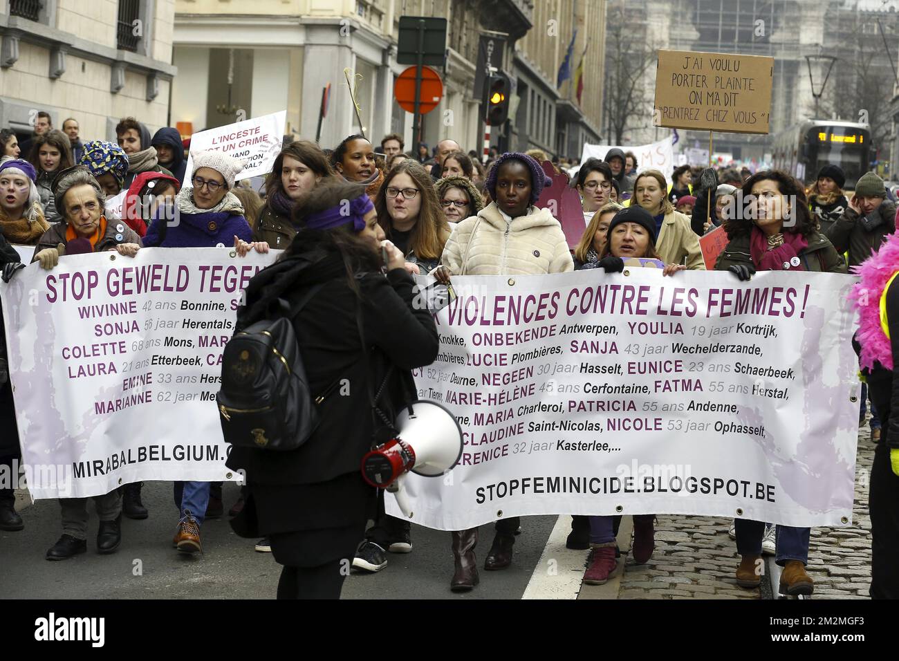 November Woman Illustration picture shows the National Feminist Manifestation on the ...