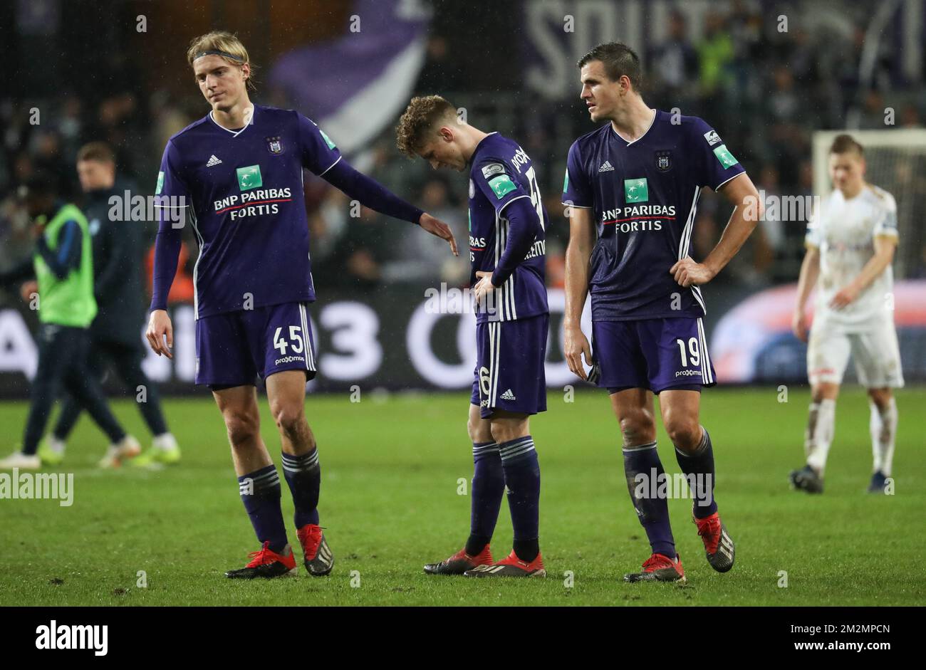 ANDERLECHT, BELGIUM - APRIL 11: 1-1 RSC Anderlecht, goal by Lukas Nmecha of RSC  Anderlecht during the Jupiler Pro League match between RSC Anderlecht Stock  Photo - Alamy