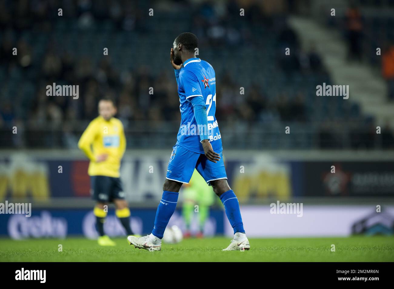 Gent's Nana Asare pictured during a soccer game between JPL KAA Gent and PL FCO Beerschot-Wilrijk, Tuesday 04 December 2018 in Gent, in the 1/8th final of the 'Croky Cup' Belgian cup. BELGA PHOTO JASPER JACOBS Stock Photo