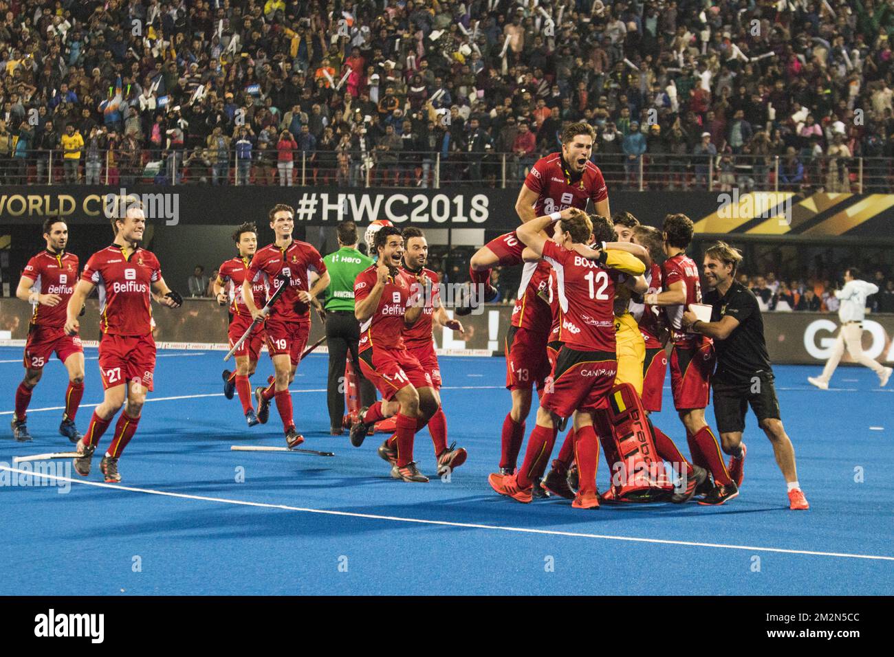 Belgium Red Lions Celebrate Their World Hockey Championship Title The ...