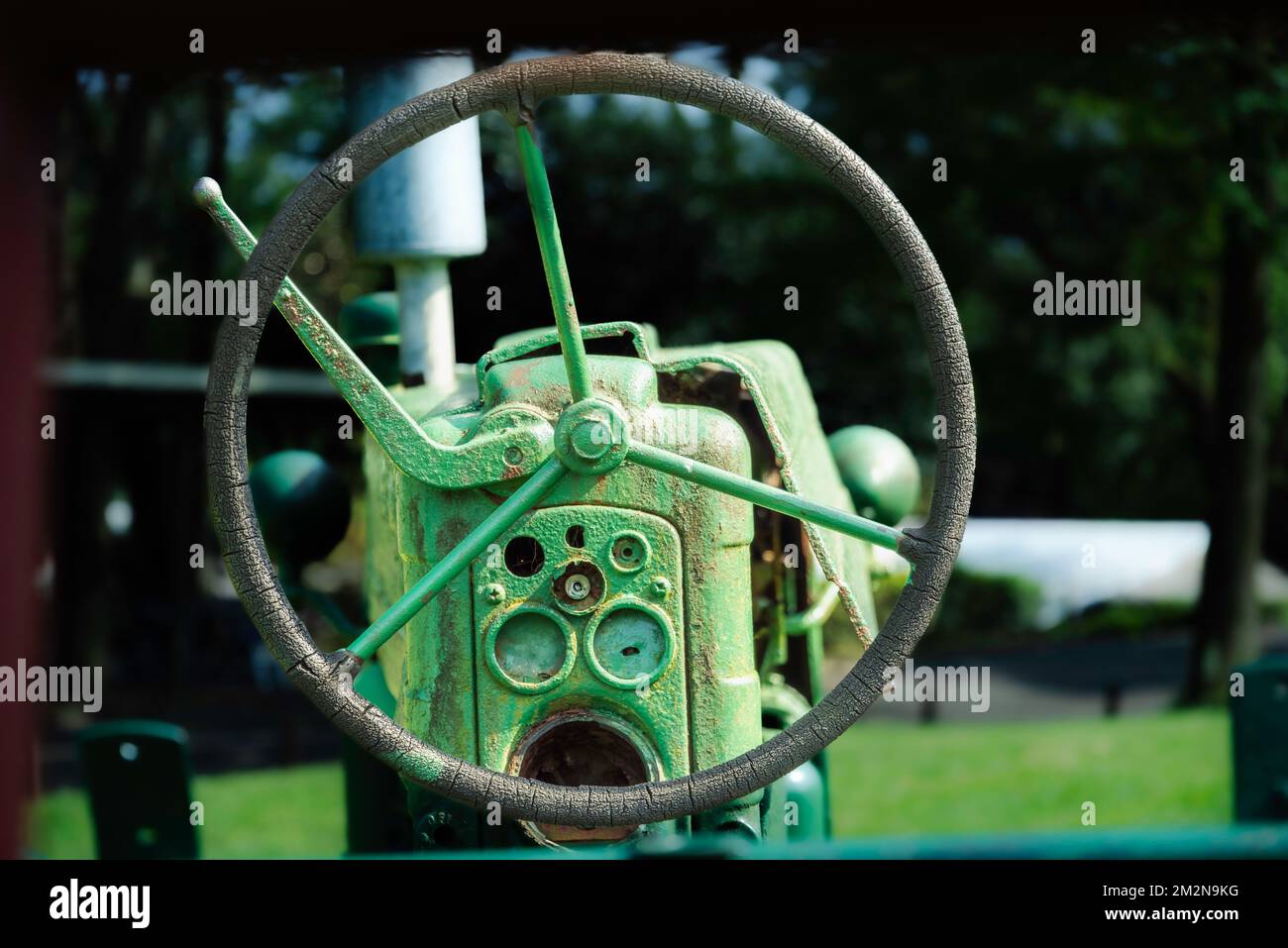 Vintage tractor controls hi-res stock photography and images - Alamy