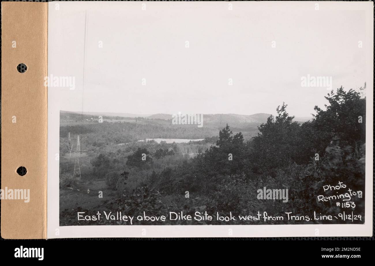 East Valley above dike site, looking west from transmission line