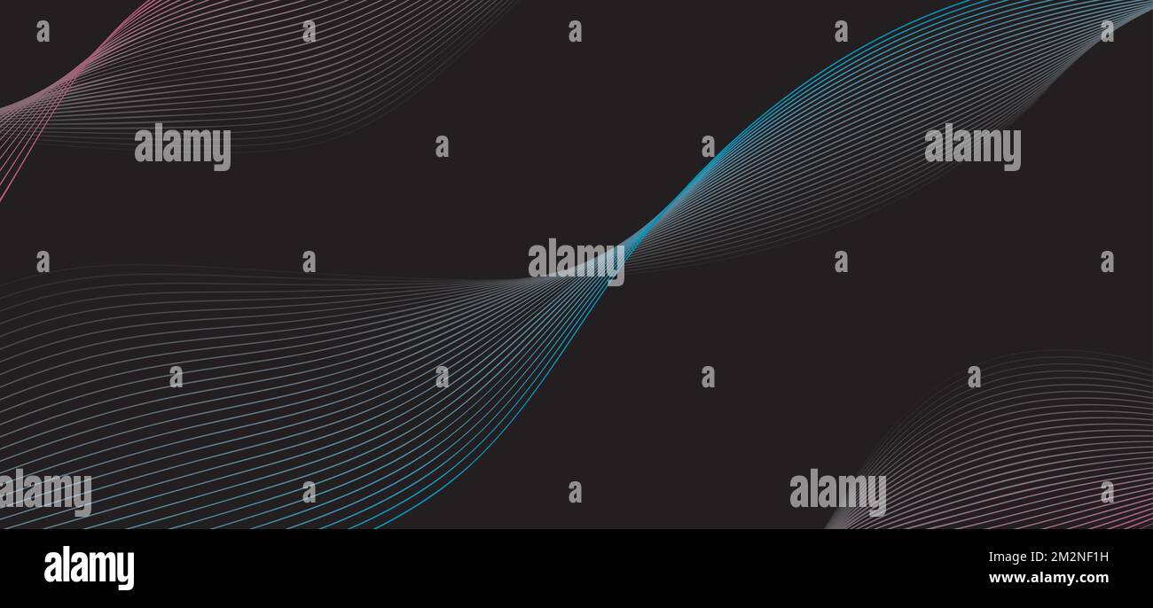 business background lines wave abstract stripe design Stock Vector ...