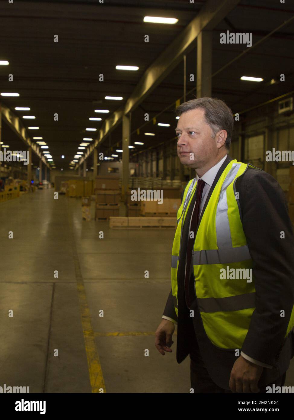 Illustration picture shows a press visit of the facilities for the