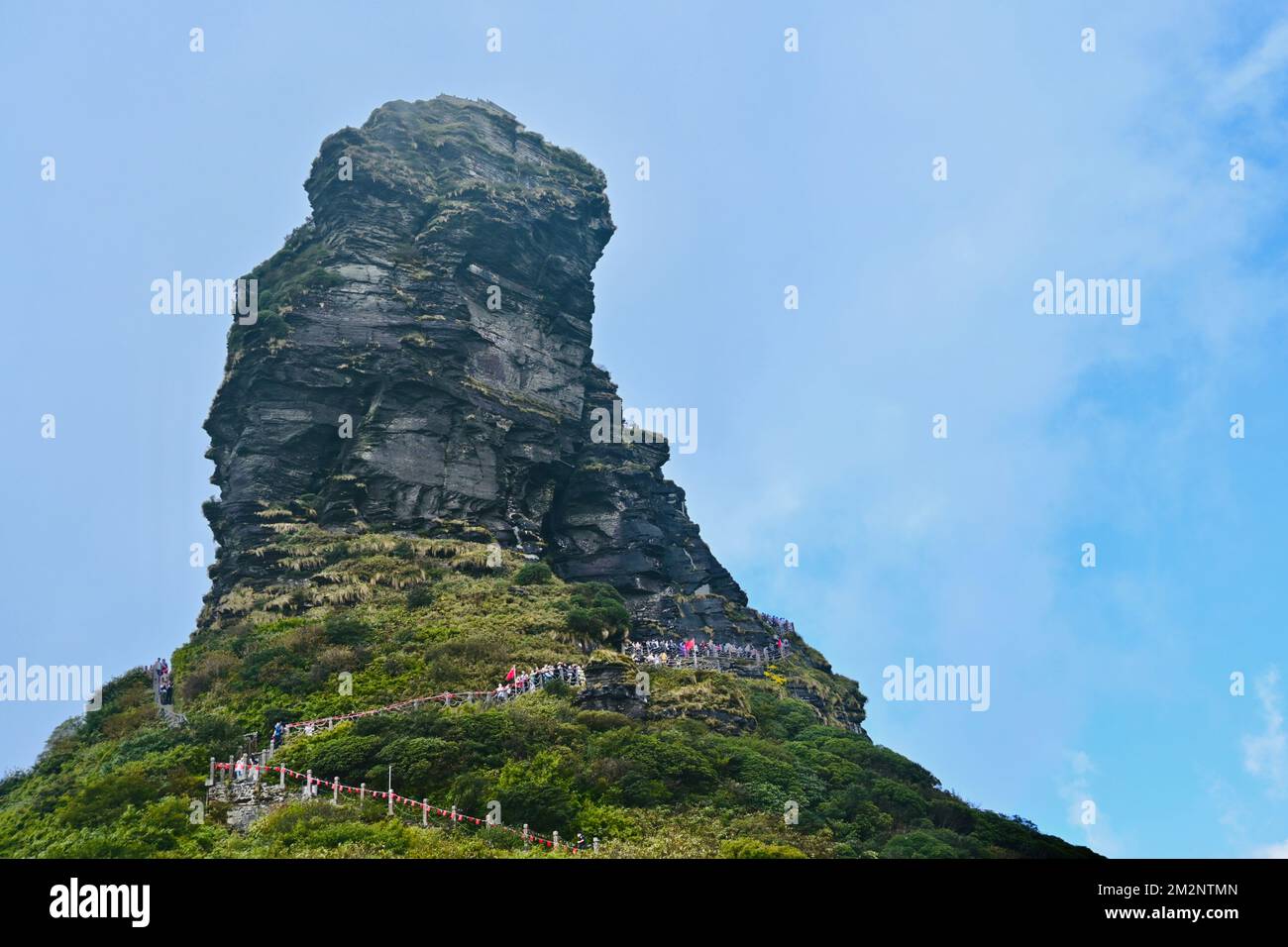 A beautiful view of the Mount Fanjingshan Stock Photo