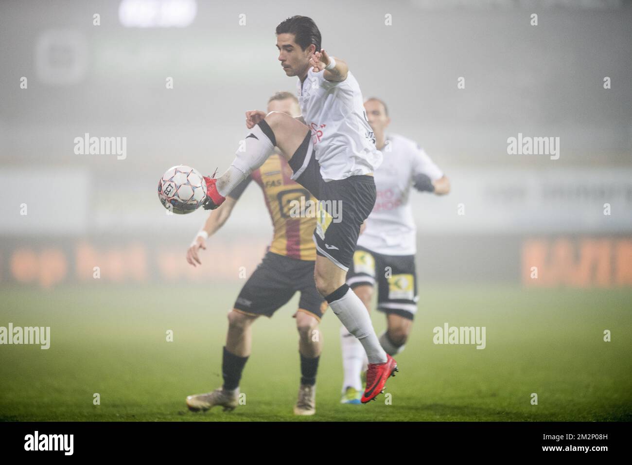Roeselare's Andrei Camargo pictured in action during a soccer game between KV Mechelen and Roeselare, Friday 18 January 2019 in Mechelen, on the 22nd day of the 'Proximus League' 1B division of the Belgian soccer championship. BELGA PHOTO JASPER JACOBS Stock Photo