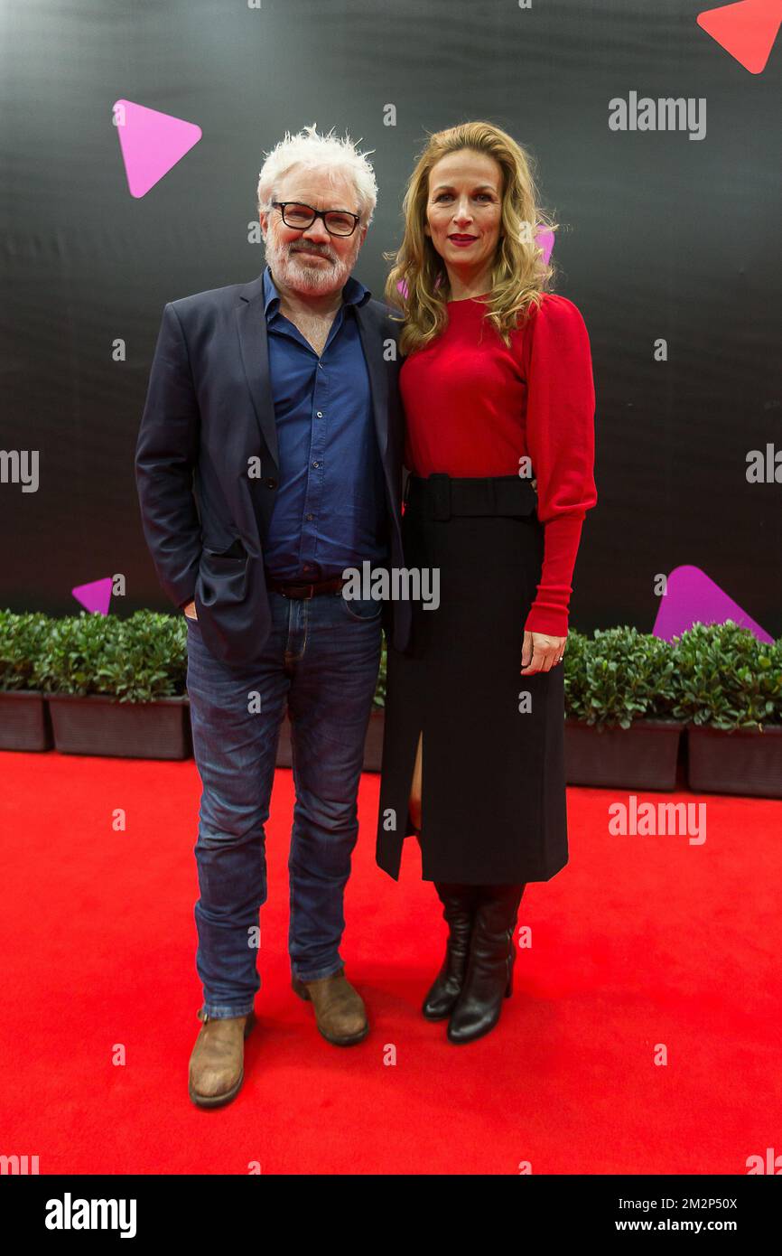 Stanny Crets and Ann Van den Broek pictured on the red carpet ahead of