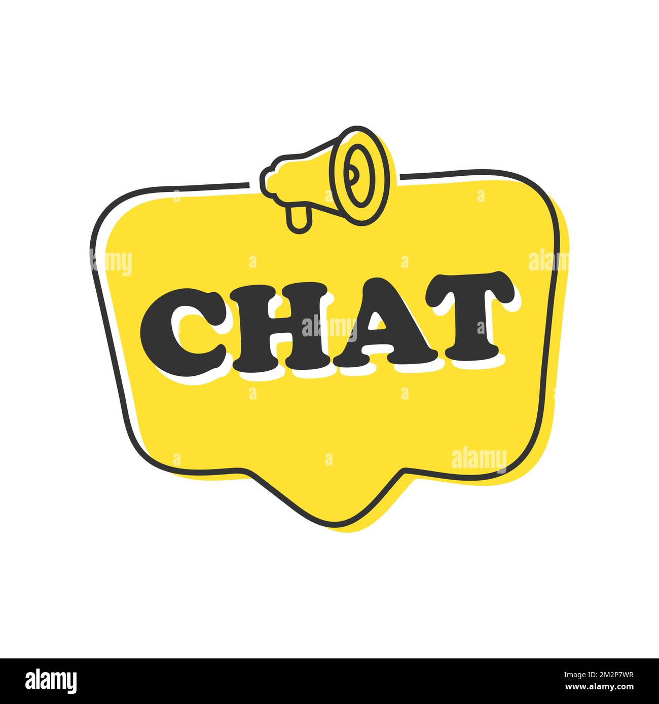 Fun Fact on doodle speech bubble. Vector illustration eps 10 Stock Vector