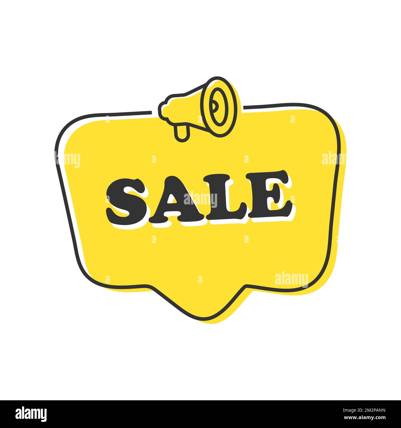 Speech bubble shaped banner, price tag, sticker, badges, sale text