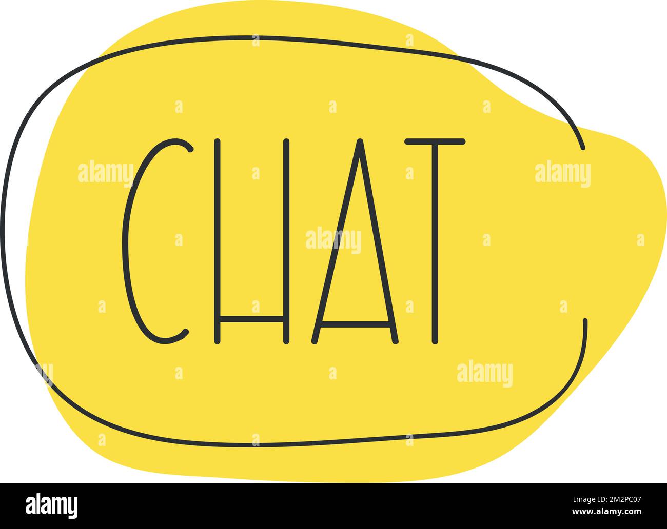 Fun Fact on doodle speech bubble. Vector illustration eps 10 Stock Vector