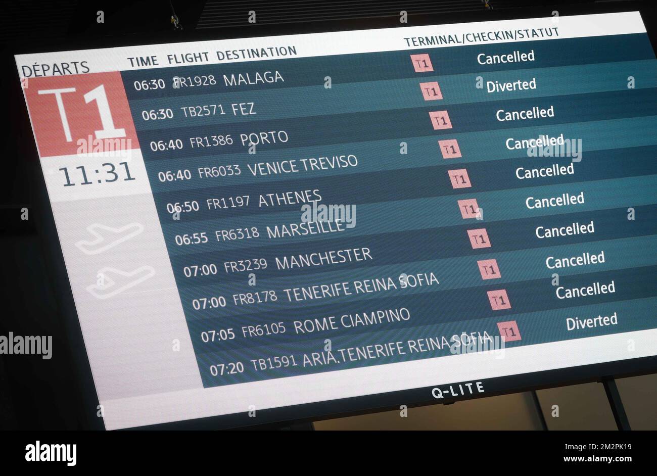 Charleroi airport flight board strike Frequently Asked Questions