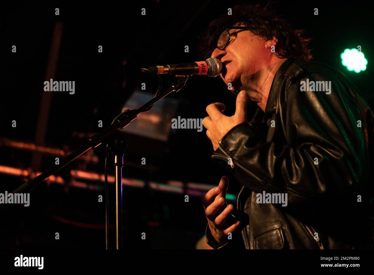 Oxford, United Kingdom. 13th, December 2022. The English rock band The Chameleons performs a live concert at the O2 Academy Oxford in Oxford. Here singer and bass player Mark Burgess is seen live on stage. (Photo credit: Gonzales Photo – Per-Otto Oppi). Stock Photo
