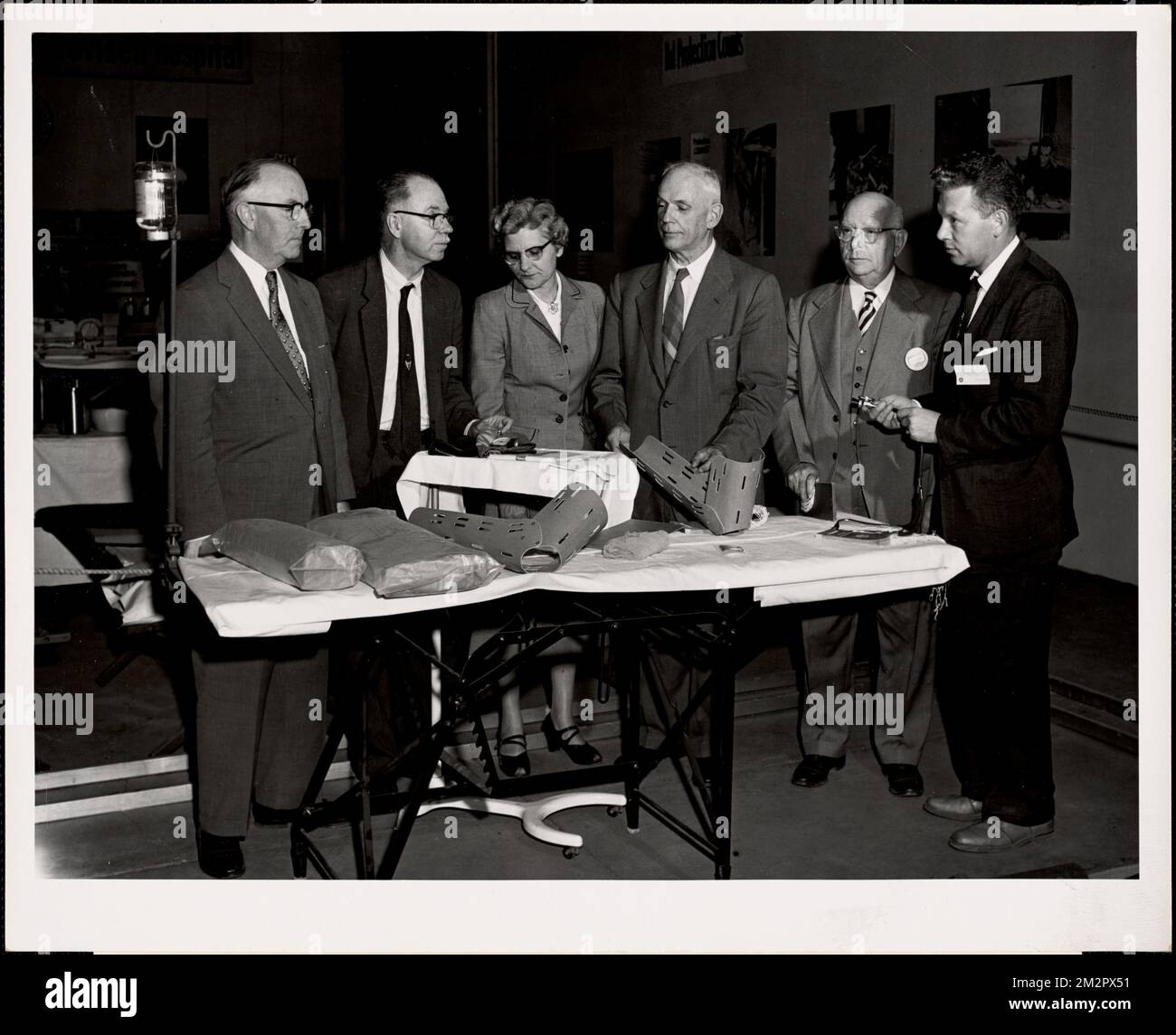 Emergency Hospital Exhibit [1955] , Exhibitions, Hospitals, Civil ...