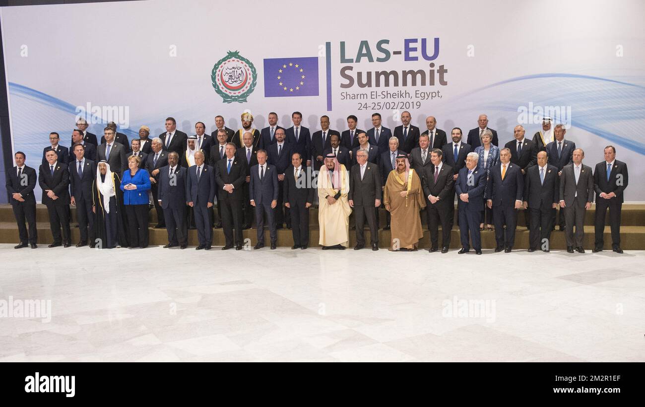 The family picture with head of states at the start of the EU - League ...
