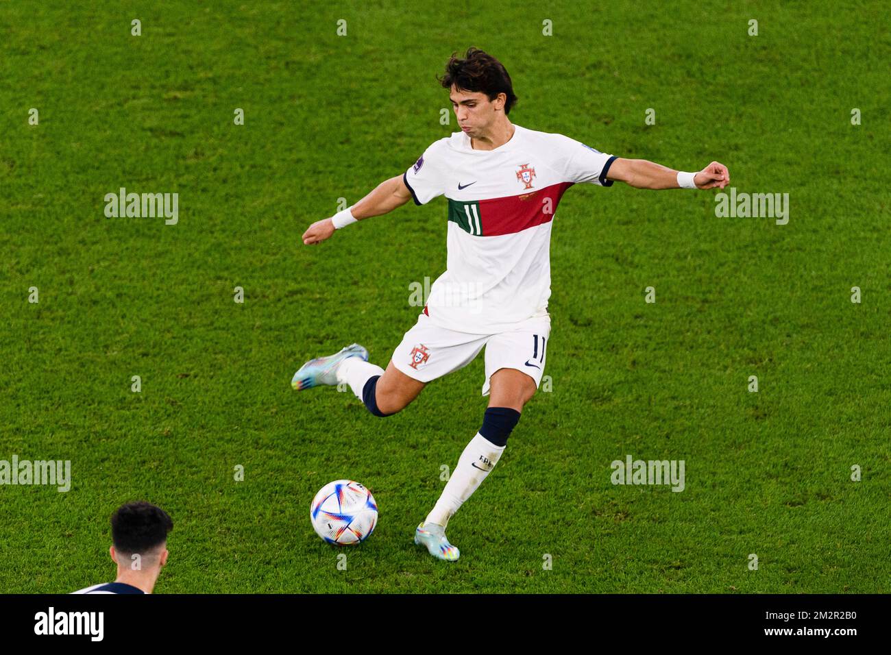 Doha, Qatar. 10th Dec, 2022. Al Thumama Stadium Joao Felix of Portugal during the match between Morocco x Portugal, valid for the World Cup quarterfinals, held at Al Thumama Stadium in Doha, Qatar. (Marcio Machado/SPP) Credit: SPP Sport Press Photo. /Alamy Live News Stock Photo