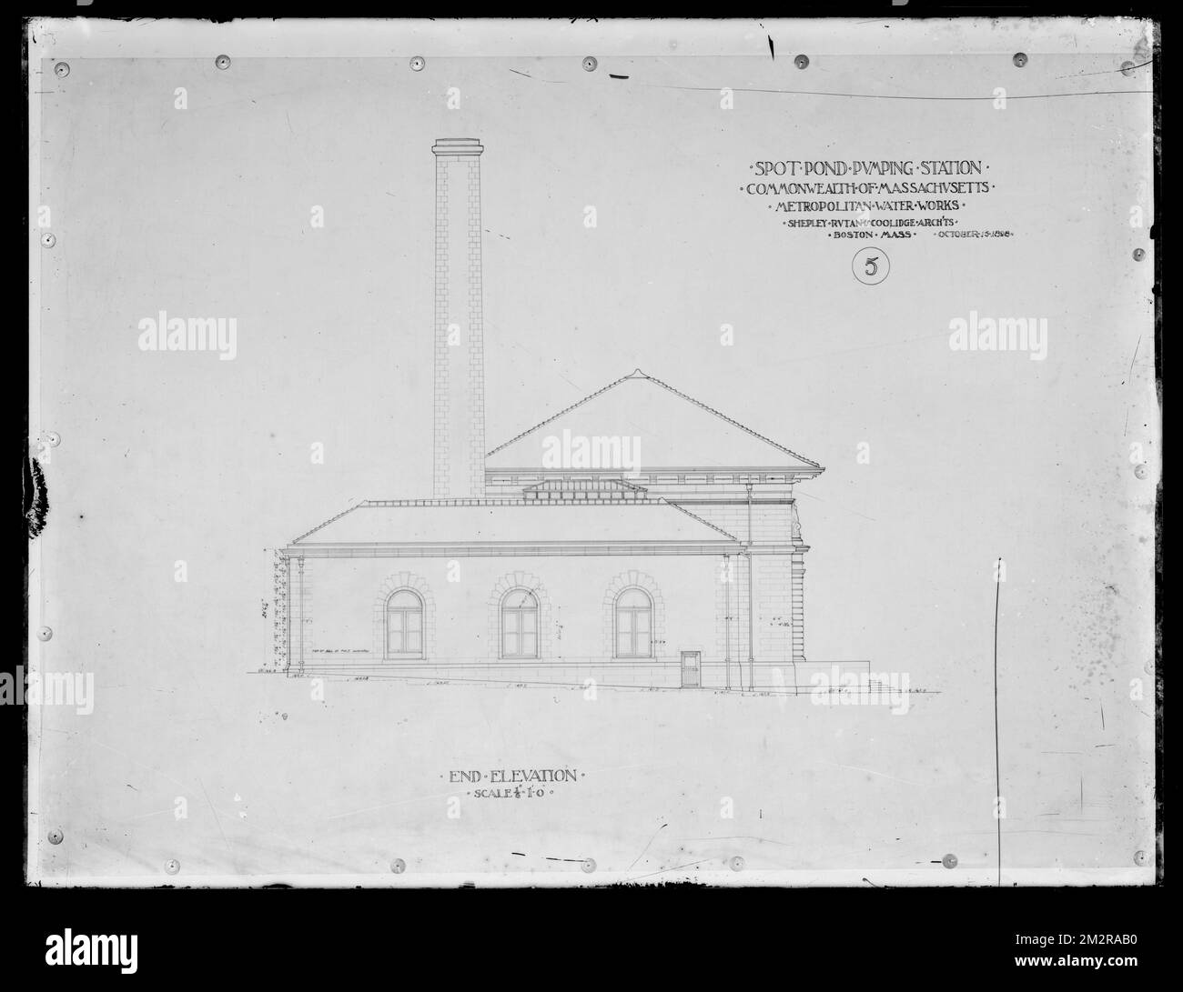 Engineering Plans, Northern High Service Spot Pond Pumping Station