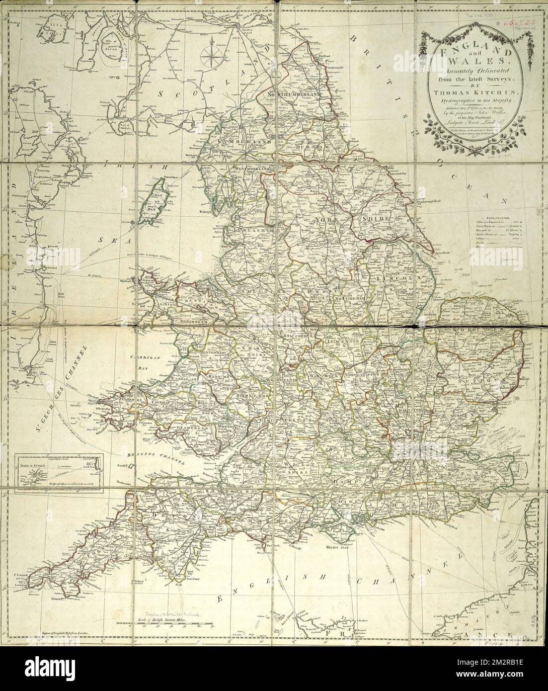 England and Wales accurately delineated from the latest surveys