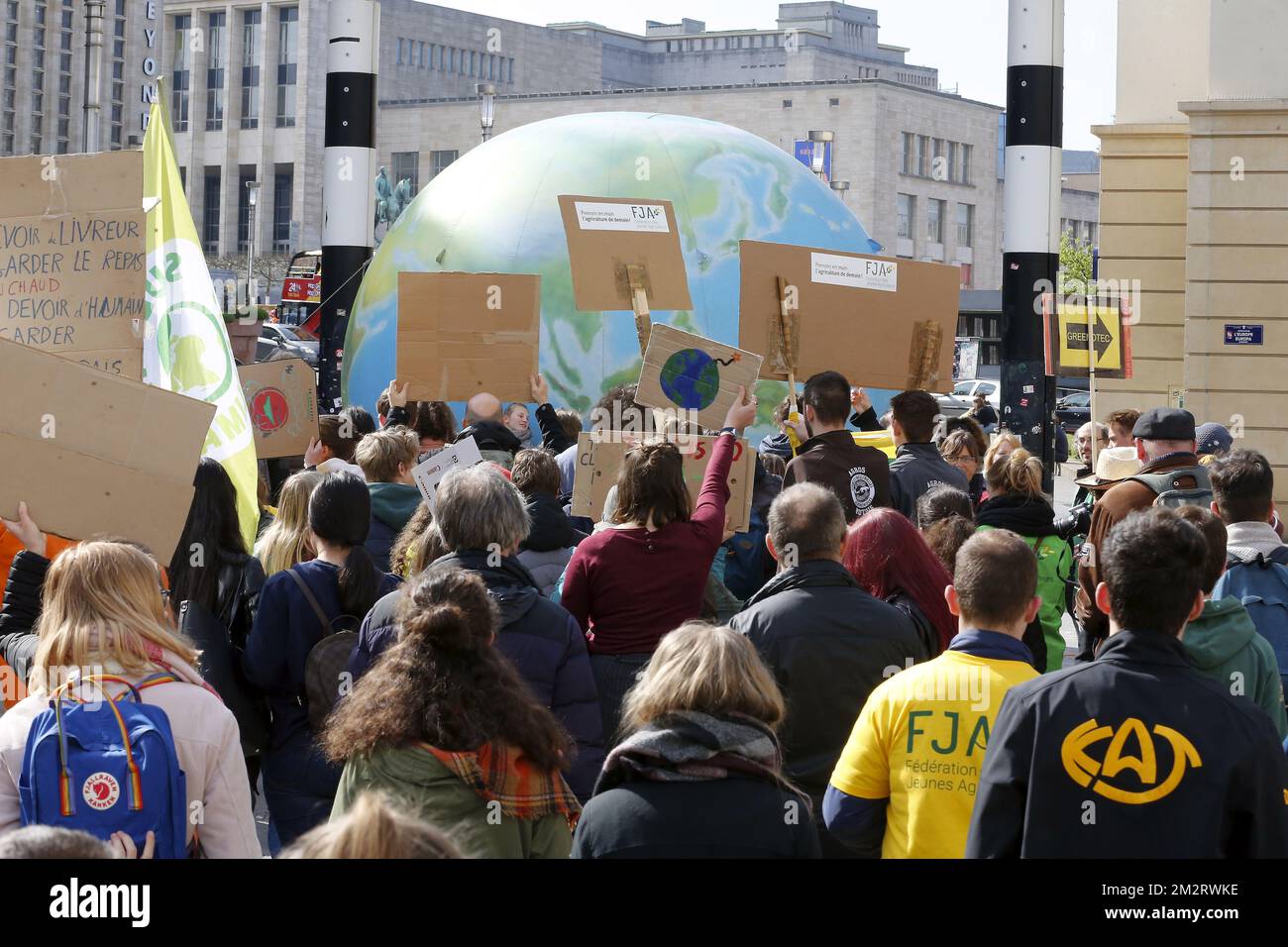 Illustration picture shows the 12th edition of the student strike ...