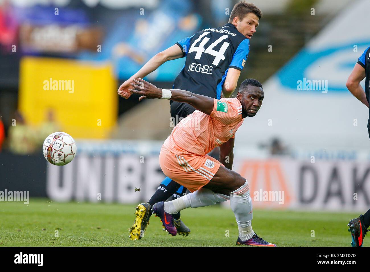 Anderlecht's Yannick Yala Bolasie looks dejected during a soccer match  between RSC Anderlecht and Club Brugge KV, Sunday 24 February 2019 in  Brussels, on the 27th day of the 'Jupiler Pro League