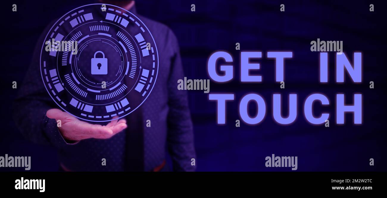 Stay in touch word hires stock photography and images Alamy
