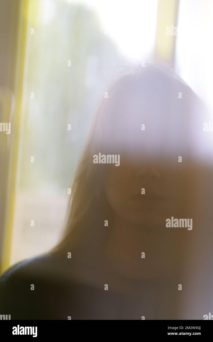 girl vanished Stock Photo
