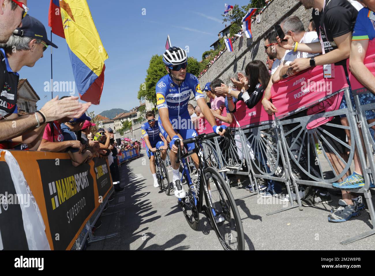 Belgian Pieter Serry of Deceuninck - Quick-Step pictured during the twentieth stage of the 101st edition of the Giro D'Italia cycling race, 194km from Feltre to Croce d'Aune-Monte Avena, Italy, Saturday 01 June 2019. BELGA PHOTO YUZURU SUNADA FRANCE OUT  Stock Photo